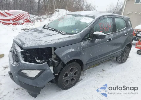 2020 Ford Ecosport S z USA, uszkodzony, nr VIN MAJ6S3FL1LC353847